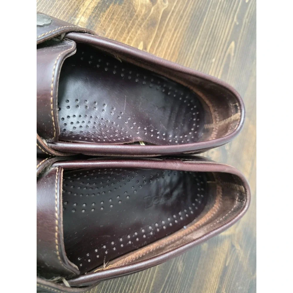 Dexter Men's Shoes‎ Size 10 Brown Leather Slip On Boat Loafers 945256 USA